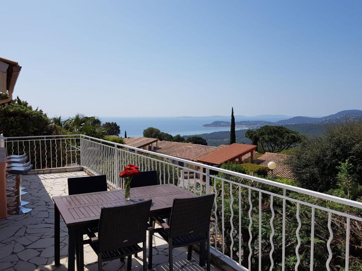 Villa Mit Grossartigem Panoramablick Auf Das Meer Und Direkt Am Pool لا كروا فالميه المظهر الخارجي الصورة